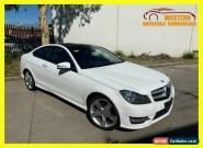 2014 Mercedes-Benz C-Class White Automatic A Coupe for Sale
