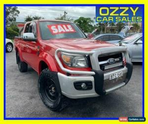 Classic 2010 Ford Ranger PK XLT (4x4) Red Manual 5sp M Super Cab Utility for Sale
