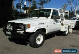 Classic 1998 Toyota Landcruiser FZJ75RP (4x4) White Manual 5sp M Cab Chassis for Sale