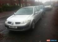 2005 RENAULT MEGANE EXPRESSION DCI 80 SILVER spares or repairs for Sale