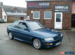 Ford Escort rs2000 4x4 history new mot rare car NOW SOLD for Sale