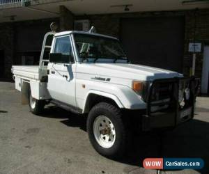 Classic 1998 Toyota Landcruiser FZJ75RP (4x4) White Manual 5sp M Cab Chassis for Sale