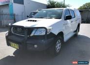 2013 Toyota Hilux KUN26R SR Utility Dual Cab 4dr Auto 4sp 4x4 3.0DT White A for Sale