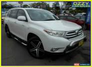 2010 Toyota Kluger GSU40R Grande (FWD) White Automatic 5sp A Wagon for Sale