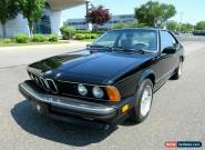 1984 BMW 6-Series 633CSi for Sale