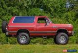 Classic 1989 Dodge Ramcharger 2dr 100 4WD SUV for Sale