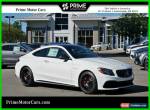 2021 Mercedes-Benz C-Class AMG C 63 S Coupe Twin-Scroll Twin-Turbo White/Black for Sale