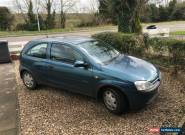 2001 VAUXHALL CORSA COMFORT 16V SEMI-AU BLUE for Sale