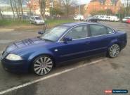 2001 VOLKSWAGEN PASSAT SPORT TDI BLUE  for Sale