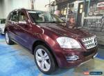 2009 Mercedes-Benz ML320 CDI W164 MY09 Luxury Burgundy Automatic 7sp A Wagon for Sale