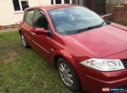 2008 RENAULT MEGANE DYNAMIQUE A RED AUTOMATIC for Sale