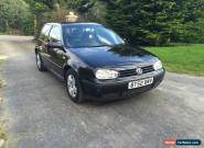 2002 (52) VOLKSWAGEN GOLF 1.4 MATCH BLACK 3 DOOR MK4 NO RESERVE 99P BARGAIN for Sale