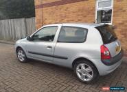 renault clio 1.2 2004 silver 78k full m.o.t.  for Sale