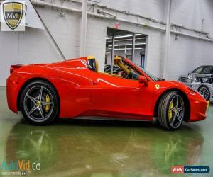 Classic Ferrari: 458 Spider for Sale