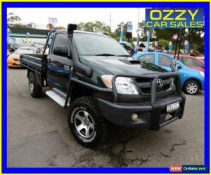 Classic 2005 Toyota Hilux KUN26R SR (4x4) Green Manual 5sp M Cab Chassis for Sale