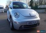 VW BEETLE 1.9 TDI SILVER 2002 (52 PLATE)FULL MOT for Sale