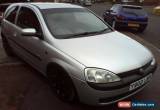 Classic 2001 VAUXHALL CORSA SRI 16V SILVER for Sale