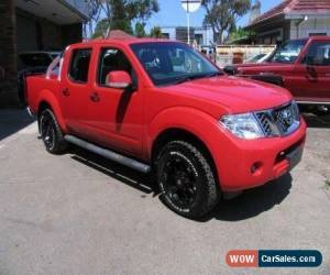 Classic 2013 Nissan Navara D40 MY12 ST (4x4) Red Manual 6sp M Dual Cab Pick-up for Sale