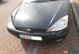 Classic  FORD FOCUS 2002 ZETEC BLACK  Spares Or Repair Has Oil Leak MOT Alloys  for Sale