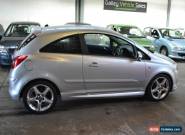 2007 VAUXHALL CORSA SRI CDTI SILVER for Sale