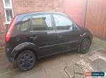 Ford Fiesta 1.2 Black 5door 2003 Private Plate  for Sale