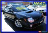 Classic 2001 Subaru Impreza MY02 WRX (AWD) Black Automatic 4sp A Hatchback for Sale