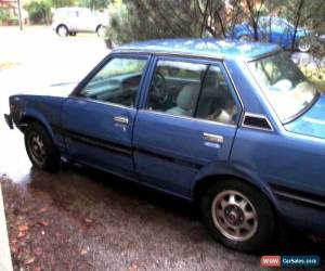 Classic Toyota Corolla 1982. Blue 4 door sedan. 3 speed automatic. Unregistered for Sale