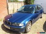 2001 BMW 318I SE BLUE for Sale