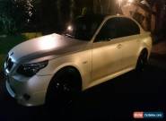 BMW 520D M-SPORT Diesel Auto *M5 CUSTOM/MODIFIED REPLICA*Satin Pearlescent White for Sale