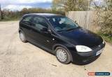 Classic 2002 VAUXHALL CORSA SXI 1.2 16V BLACK  for Sale