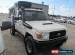 2008 Toyota Landcruiser VDJ79R Workmate (4x4) White Manual 5sp M Cab Chassis for Sale