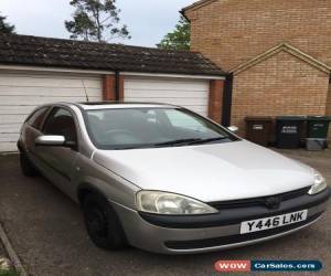 Classic 2001 VAUXHALL CORSA COMFORT 16V SILVER for Sale