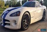 Classic Dodge: Viper VOI.9 edition for Sale