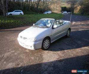 Classic 2002 RENAULT MEGANE  CONVERTIBLE 1.6 16V SILVER LONG MOT for Sale