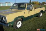 Classic Dodge: Other Pickups D100 Adventurer Sport for Sale