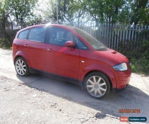 Classic 2002 AUDI A2 SPORT RED,5-DOOR HATCHBACK,FOR SPARES OR REPAIR for Sale