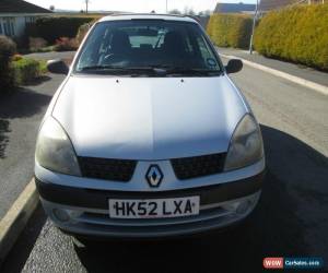 Classic 2003 RENAULT CLIO EXPRESSION+ 16V SILVER FOR SPARES OR REPAIR for Sale