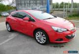 Classic 2012 VAUXHALL ASTRA GTC SRI 2.0 CDTI S/S RED FINANCE REPO,SPARES OR REPAIR,1 KEY for Sale