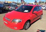 Classic 2007 Holden Barina TK MY07 Red Manual 5sp M Hatchback for Sale