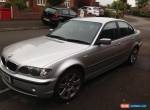 2003 BMW 320D SE SILVER - spares or repair  for Sale