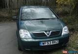 Classic 2003 VAUXHALL MERIVA LIFE 8V GREEN for Sale