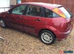 2003 FORD FOCUS LX RED spares or repair 1 months MOT for Sale