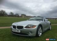 BMW Z4 2.5i AUTO SILVER 2003 Roadster Convertible FSH  for Sale