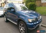 2001 BMW X5 SPORT AUTO BLUE for Sale