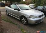 2002 VAUXHALL ASTRA COUPE CONVERTIBLE SILVER for Sale