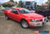 Classic 2006 Ford Falcon BF MkII RTV Red Automatic 4sp A Utility for Sale