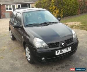 Classic 2003 RENAULT CLIO EXTREME 2 16V BLACK long mot for Sale