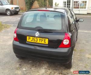 Classic 2003 RENAULT CLIO EXTREME 2 16V BLACK long mot for Sale