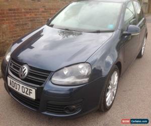 Classic 2007 VOLKSWAGEN GOLF GT SPORT TDI 170 BLUE 6 speed manual Full MOT for Sale