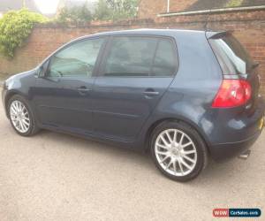 Classic 2007 VOLKSWAGEN GOLF GT SPORT TDI 170 BLUE 6 speed manual Full MOT for Sale